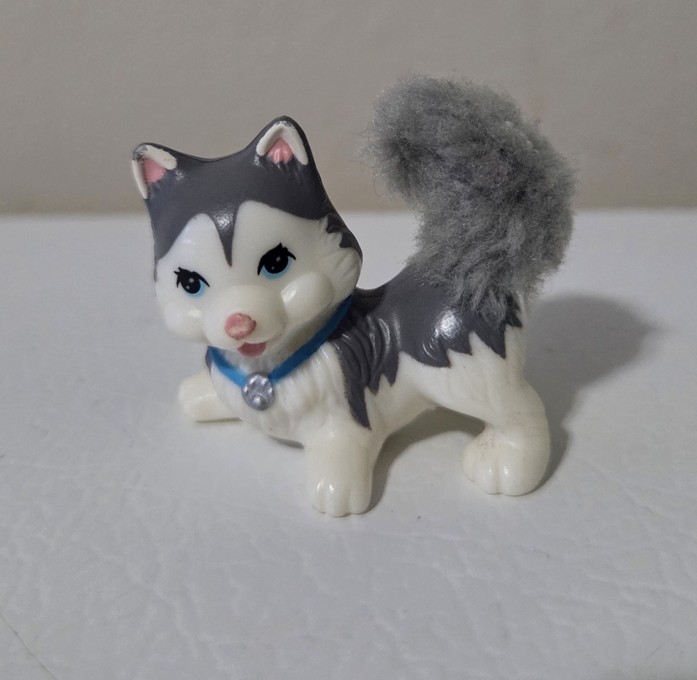 Vintage 1990's Kenner Littlest Pet Shop Prize Winning Pups Husky